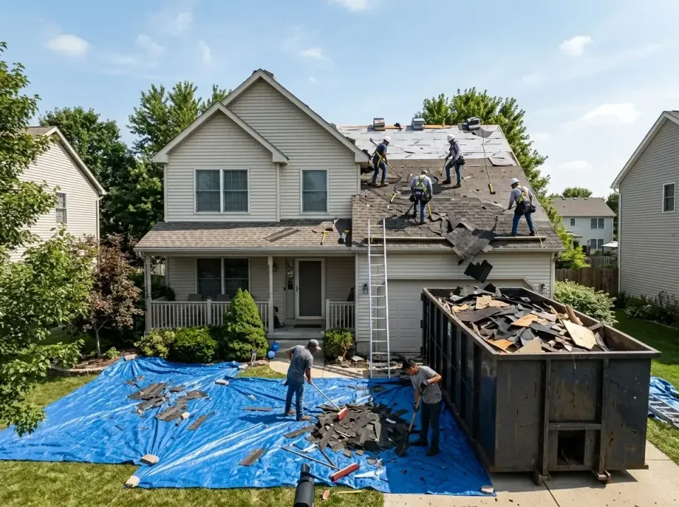 roof-replacement-debris-remova-004 — frequently asked questions, Cheapest Dumpster Rentals in Graysville, AL